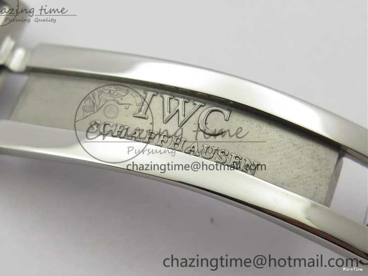 MIROTIME 0124 Supportive Big Pilot IW501008 “Boutique London” SS ZF Best Edition Blue Dial on Blue Leather Strap A 7106